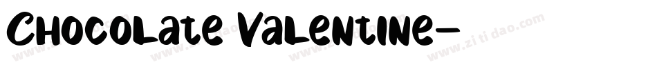 Chocolate Valentine字体转换